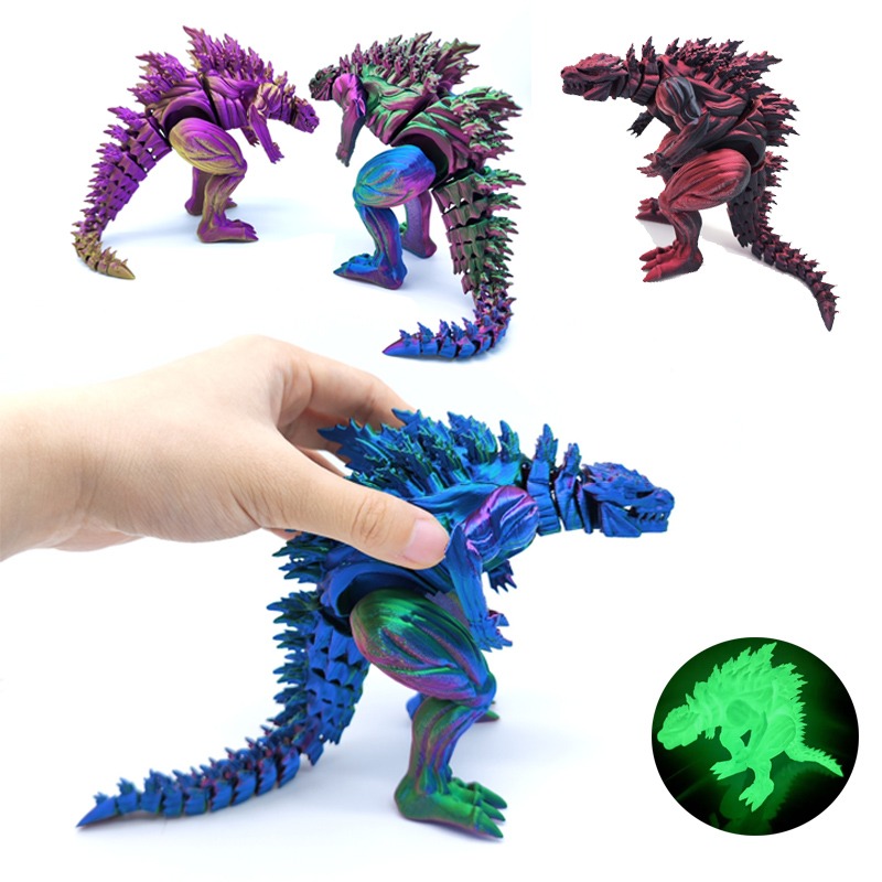3D Printing Joint - Boneco de Ação Dinossauro Musculoso Impresso