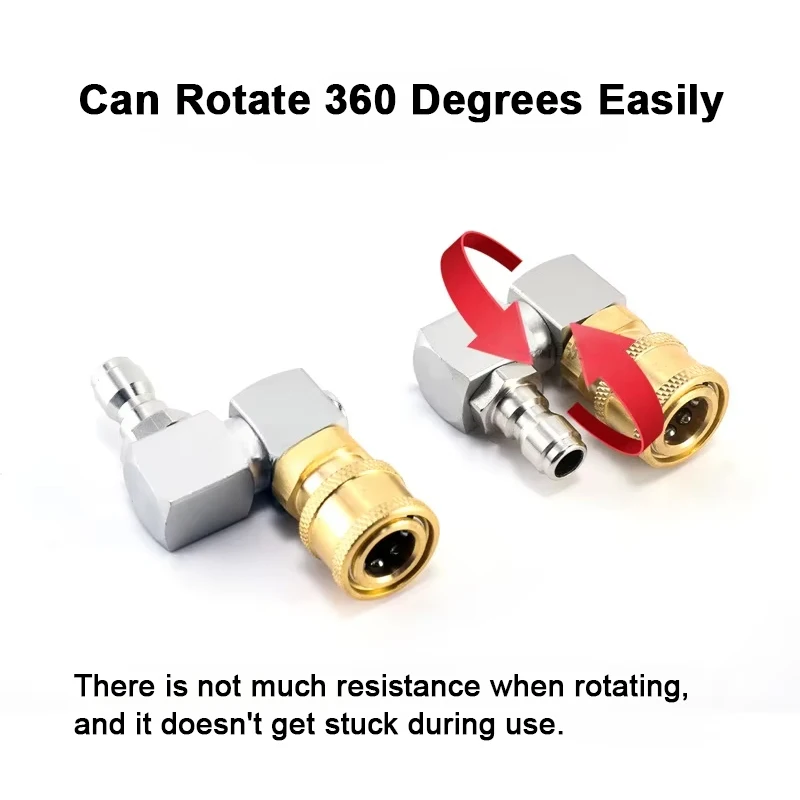 Nozzle Cleaning Kit - 360 ° Adaptador giratório para lavadora