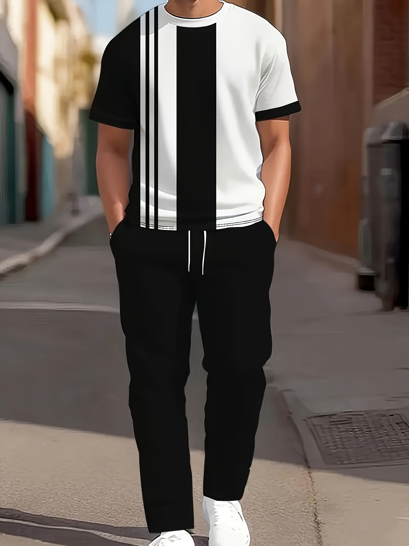 3D Printing Kit - Conjunto Masculino de Verão 2026 Novo