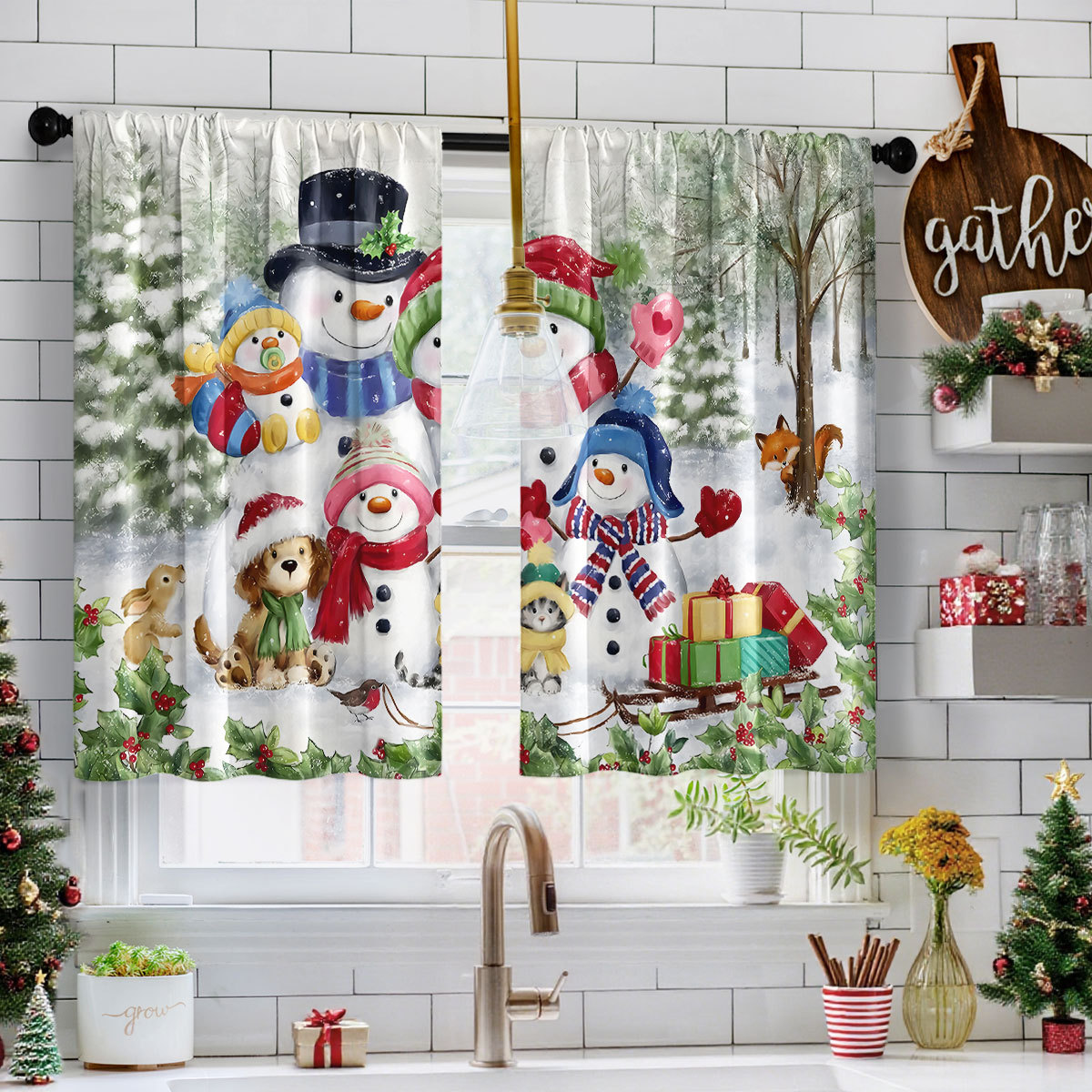Cortinas Curtas de Natal VIKAM - 3D Printing Cafe avaliação e preço