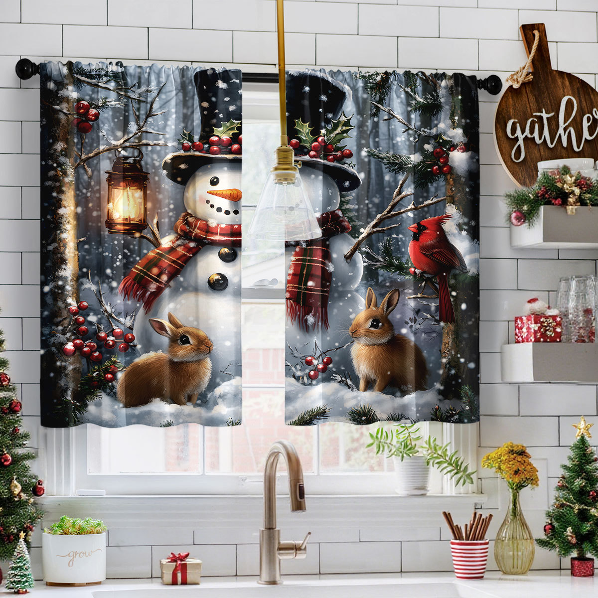 Cortinas Curtas de Natal VIKAM - 3D Printing Cafe avaliação e preço