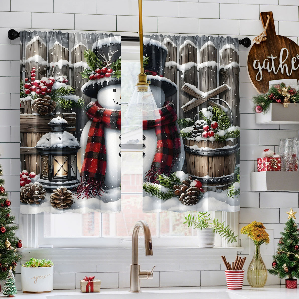 Cortinas Curtas de Natal VIKAM - 3D Printing Cafe avaliação e preço