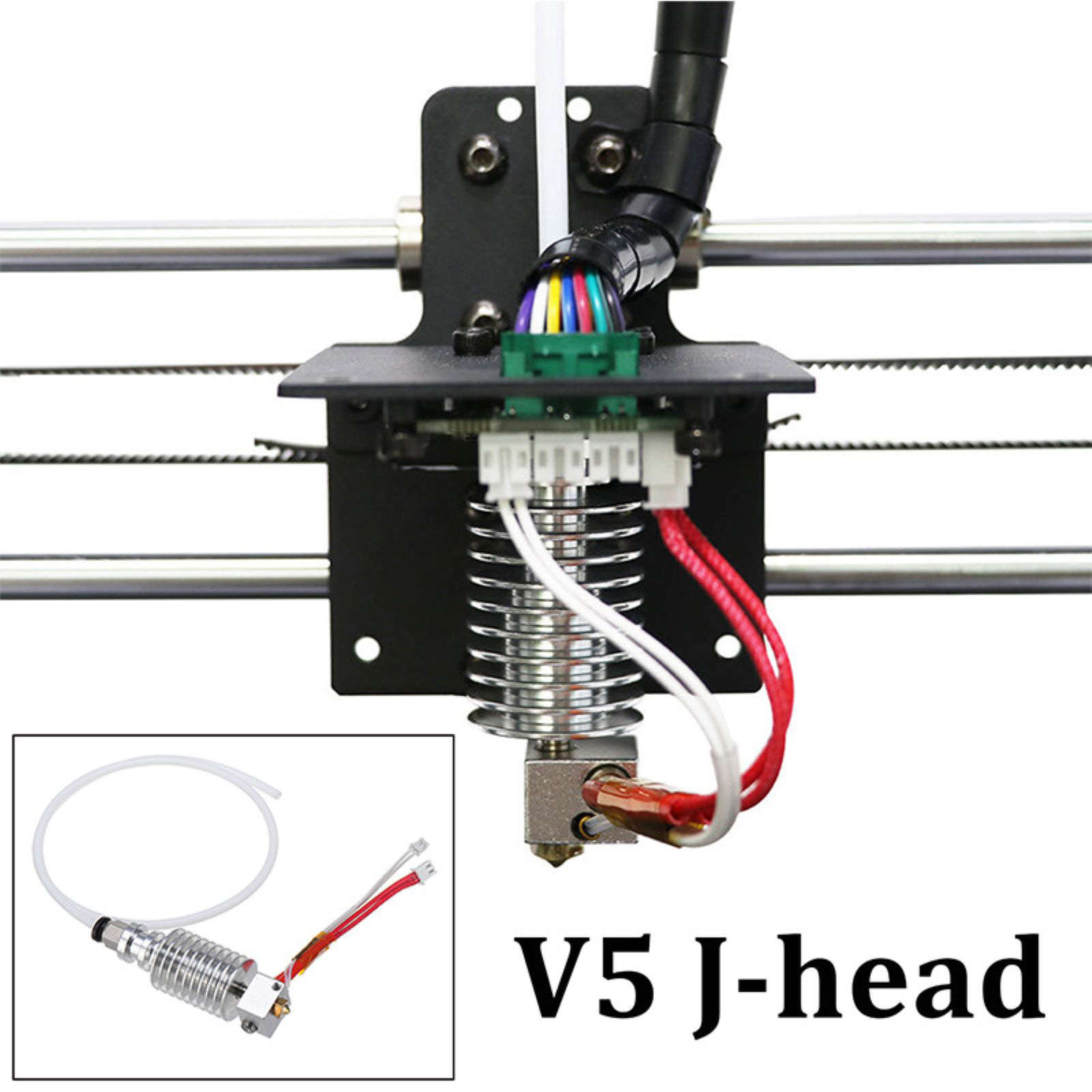 Kit Hotend V5 J-Head 0.4mm 12V - 3D Printer Hotend Kit avaliação e preço
