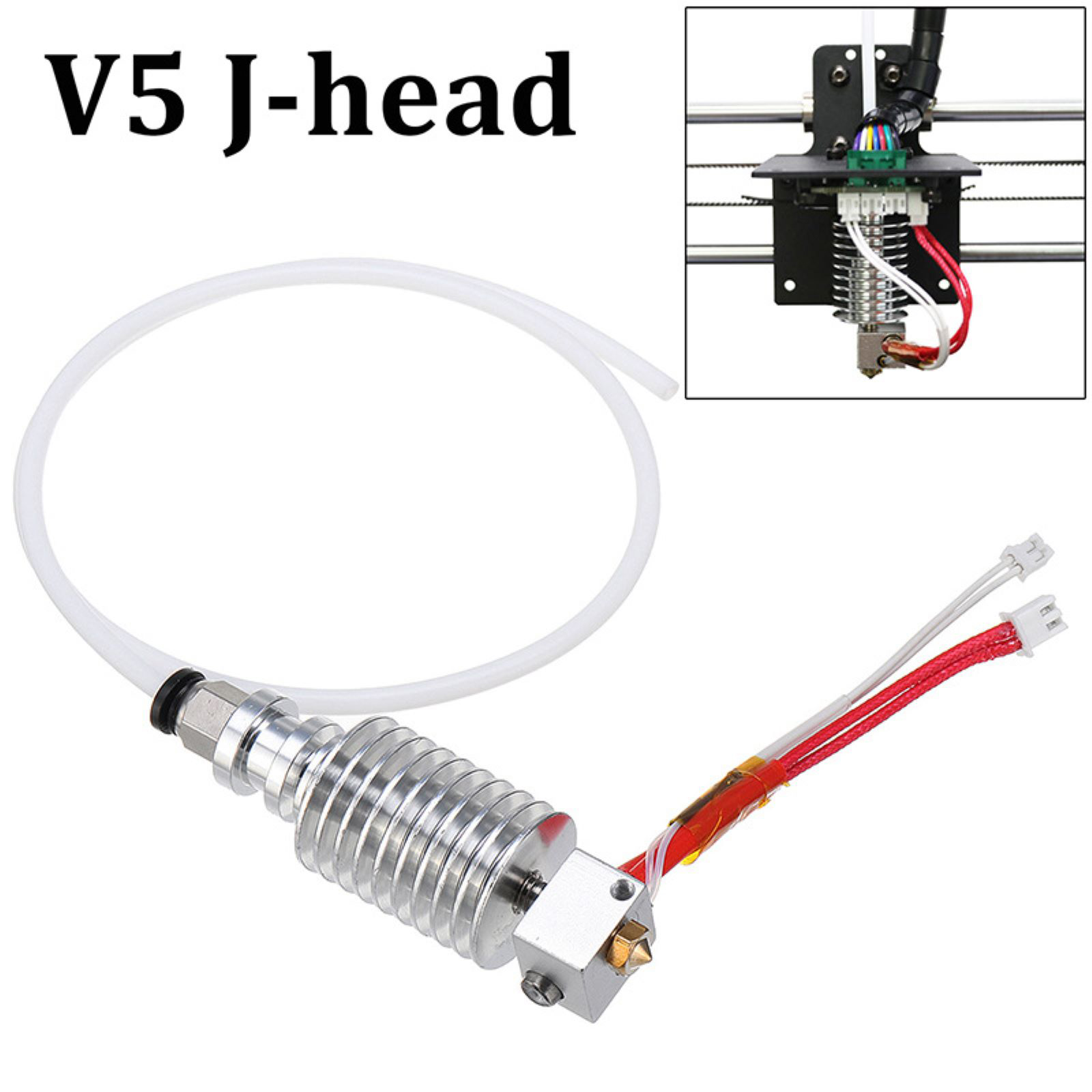 Kit Hotend V5 J-Head 0.4mm 12V - 3D Printer Hotend Kit avaliação e preço