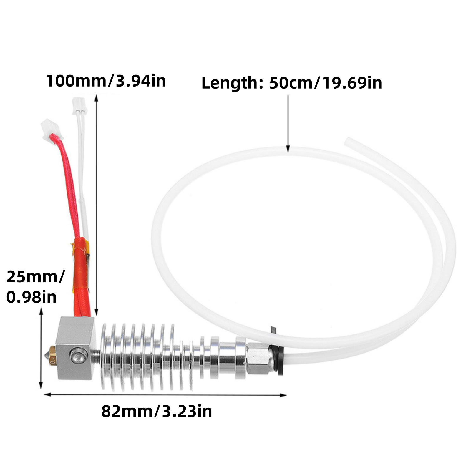 Kit Hotend V5 J-Head 0.4mm 12V - 3D Printer Hotend Kit avaliação e preço