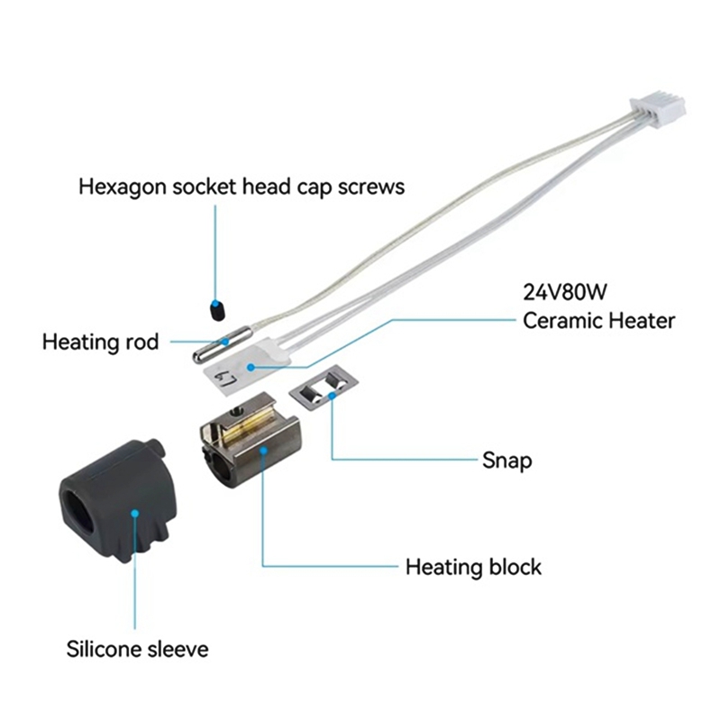 2 Peças para Substituição do C - 3D Printer Hotend Kit avaliação e preço