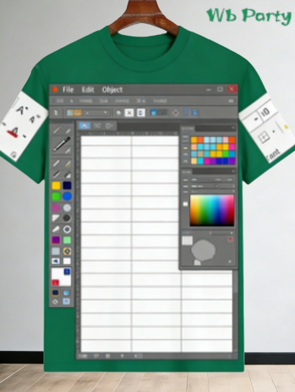 Casual excel tshirt para homem - 3D Printing Design Software avaliação e preço