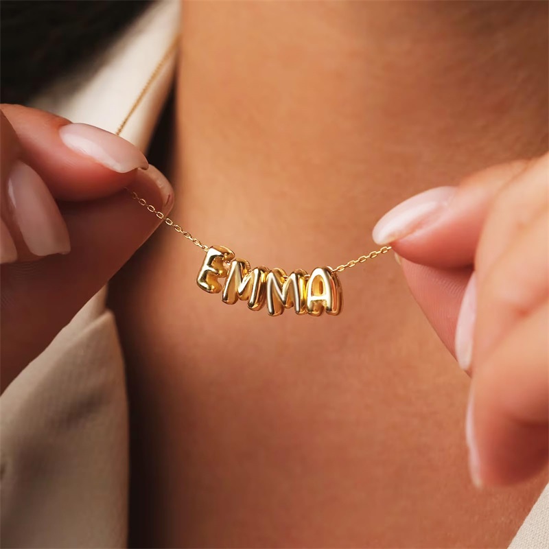 Colares de Letras em Bolha Per - 3D Printing Jewellery avaliação e preço