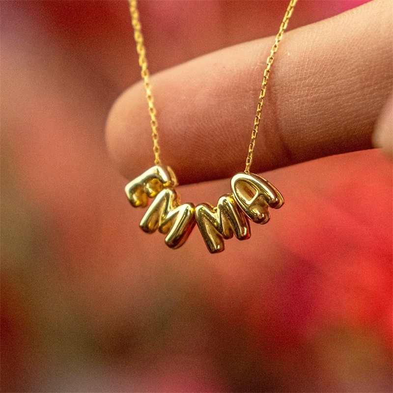 Colares de Letras em Bolha Per - 3D Printing Jewellery avaliação e preço