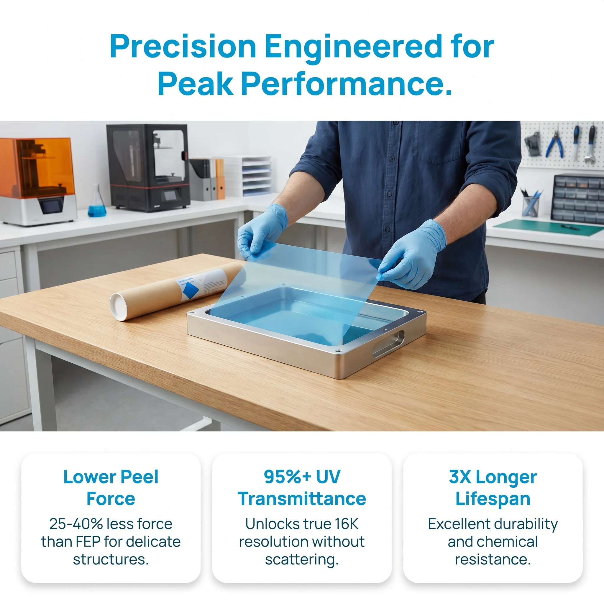 Filme NFEP 210x150x0.127mm Fil - 3D Printing Elegoo avaliação e preço