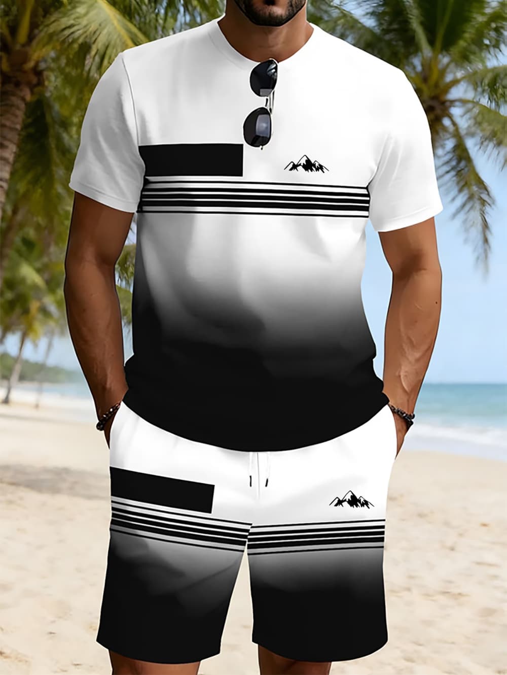 Conjunto Masculino Casual de V - 3D Printing Kit avaliação e preço
