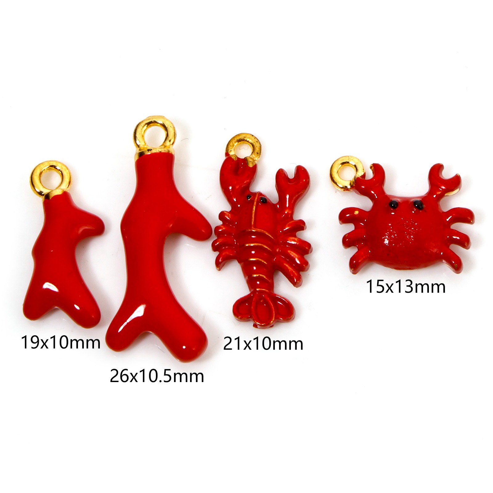 10 pçs liga de zinco oceano jó - 3D Printing Jewellery avaliação e preço