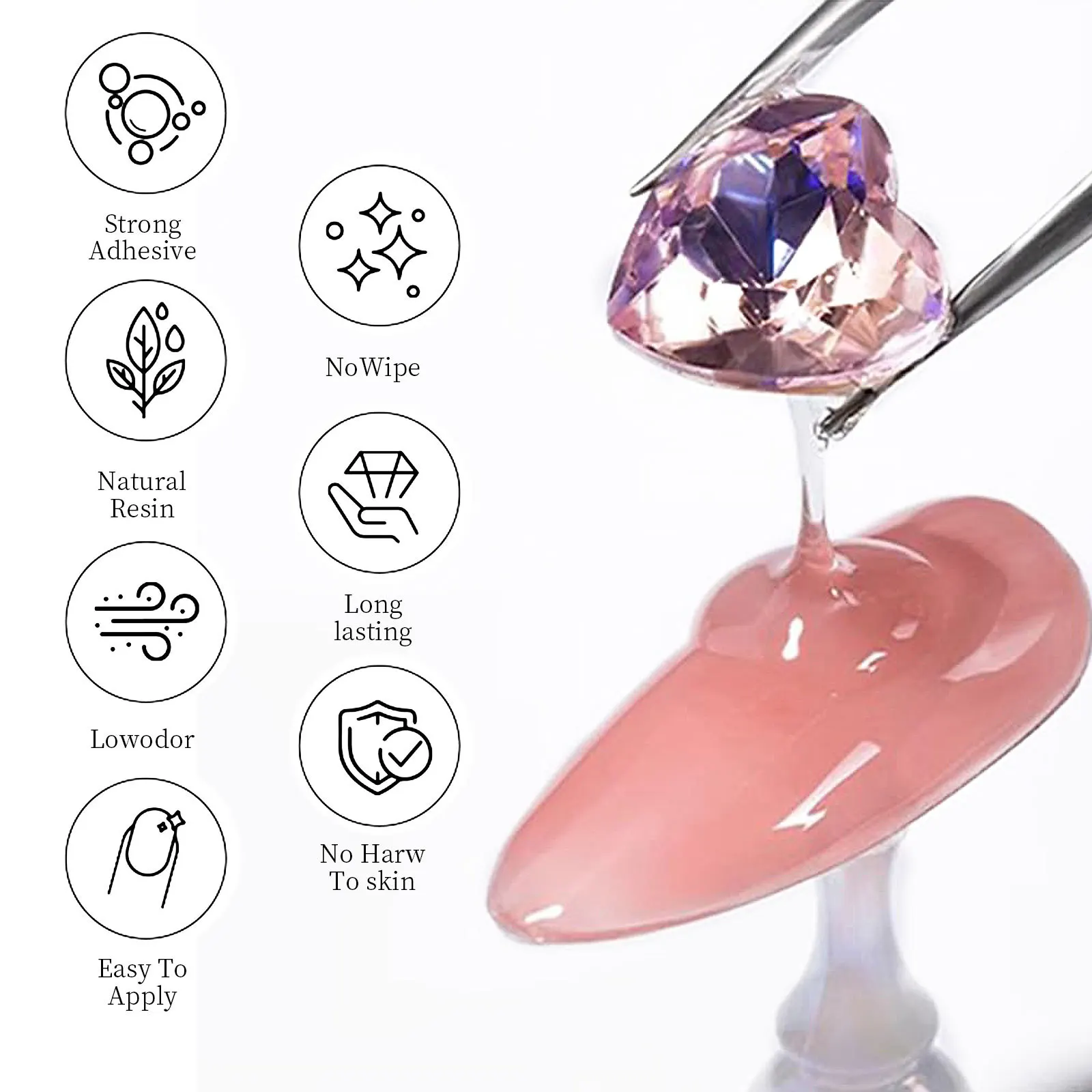 Prego strass cola gel para dec - 3D Printing Jewellery avaliação e preço