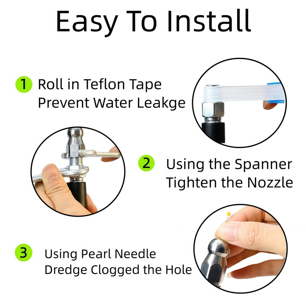 Kit de jator de esgoto de lava - Nozzle Cleaning Kit avaliação e preço