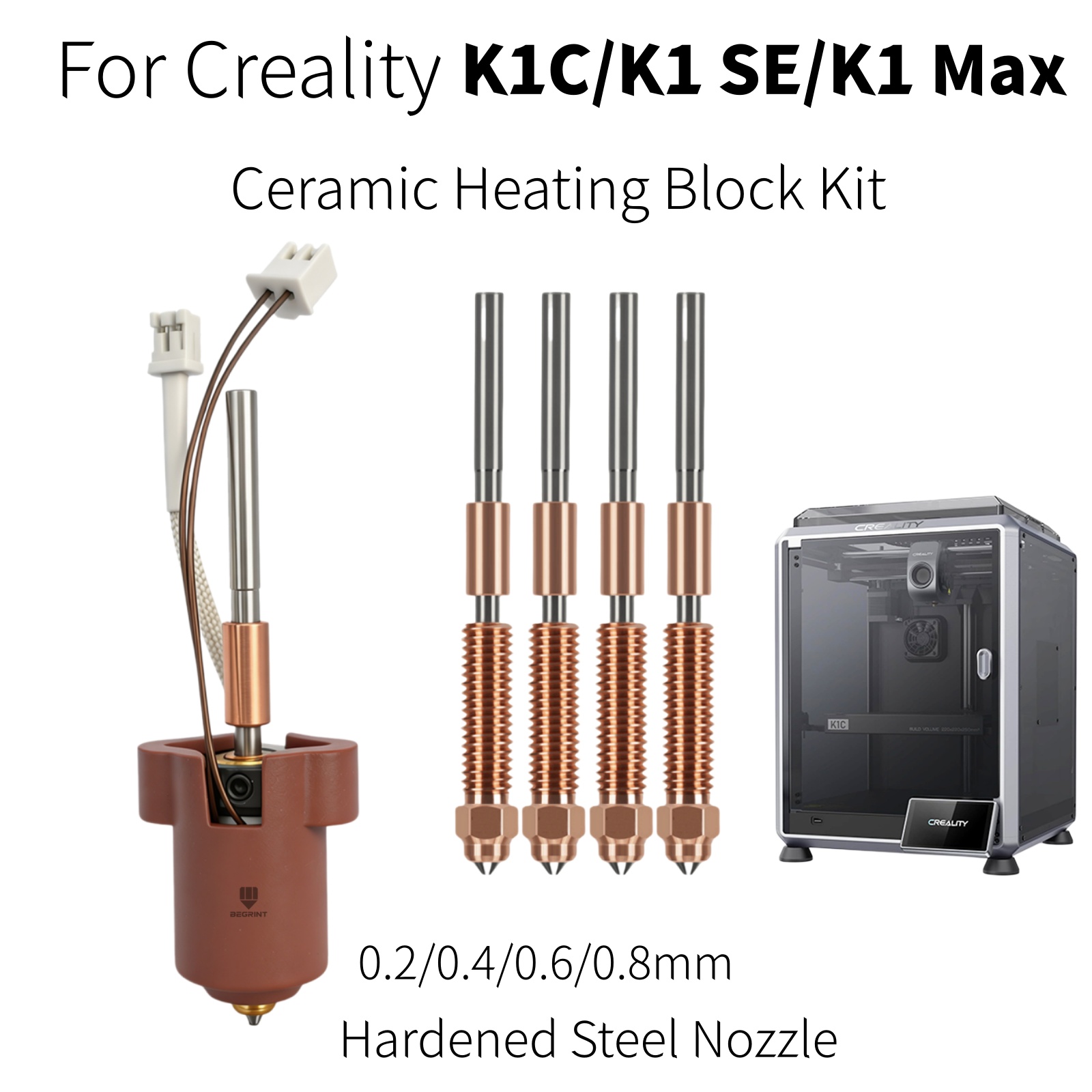 Hotend para Creality K1C K1 MA - 3D Printer Hotend Kit avaliação e preço
