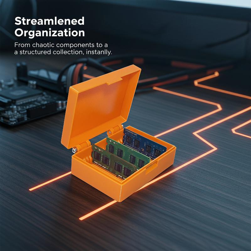 Caixa de Armazenamento de Docu - 3D Printing File Free avaliação e preço