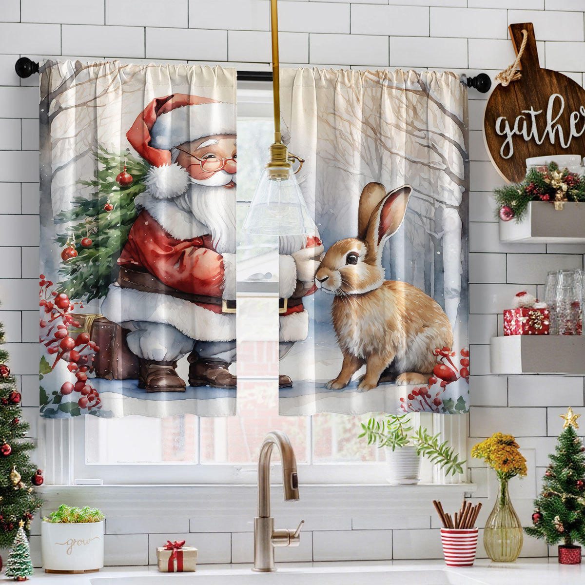 Cortinas Curtas de Natal VIKAM - 3D Printing Cafe avaliação e preço